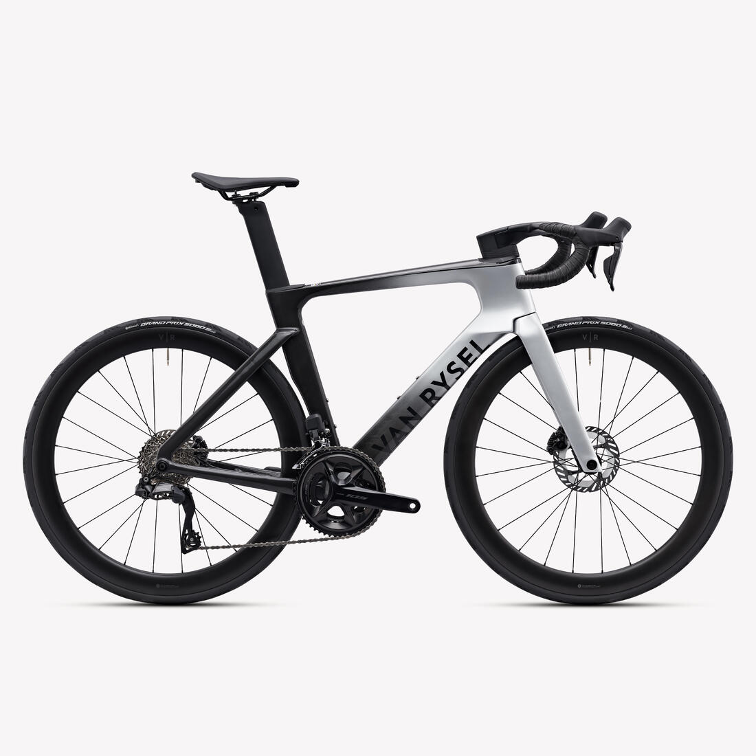 Velo de route Shimano 105 Di2 12V capteur de puissance, RCR-F Pro Gris