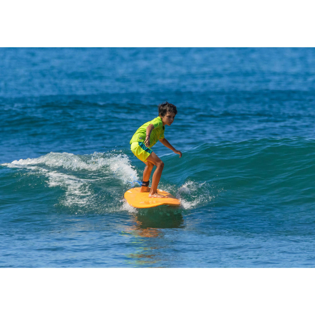 Planche de surf mousse 6' - 500 jaune