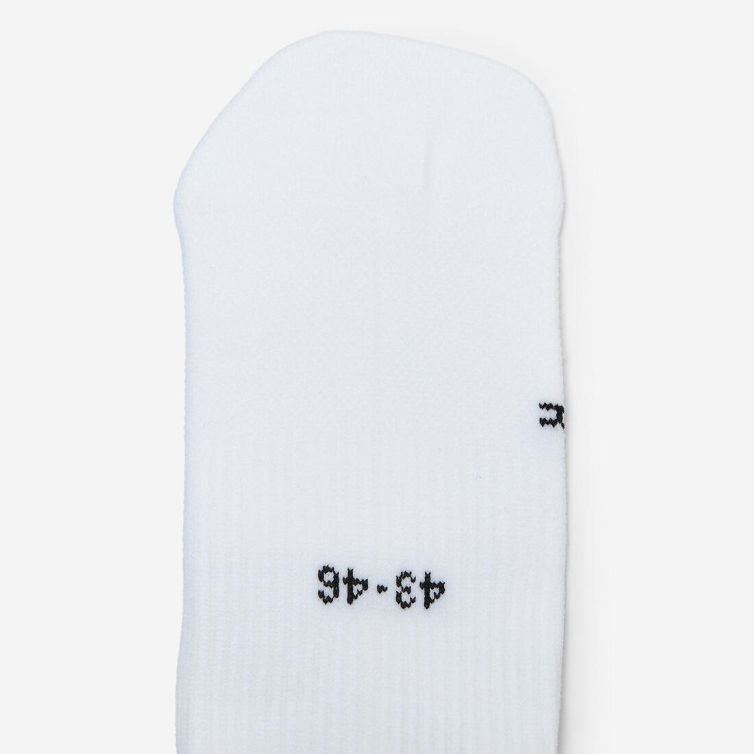 Chaussettes de fitness mi-mollet X3, blanc
