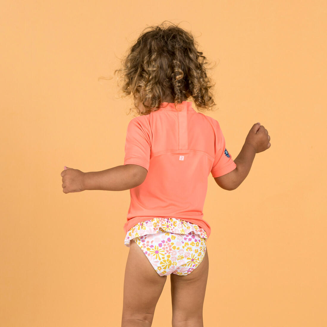 Bas de maillot de bain  bébé corail