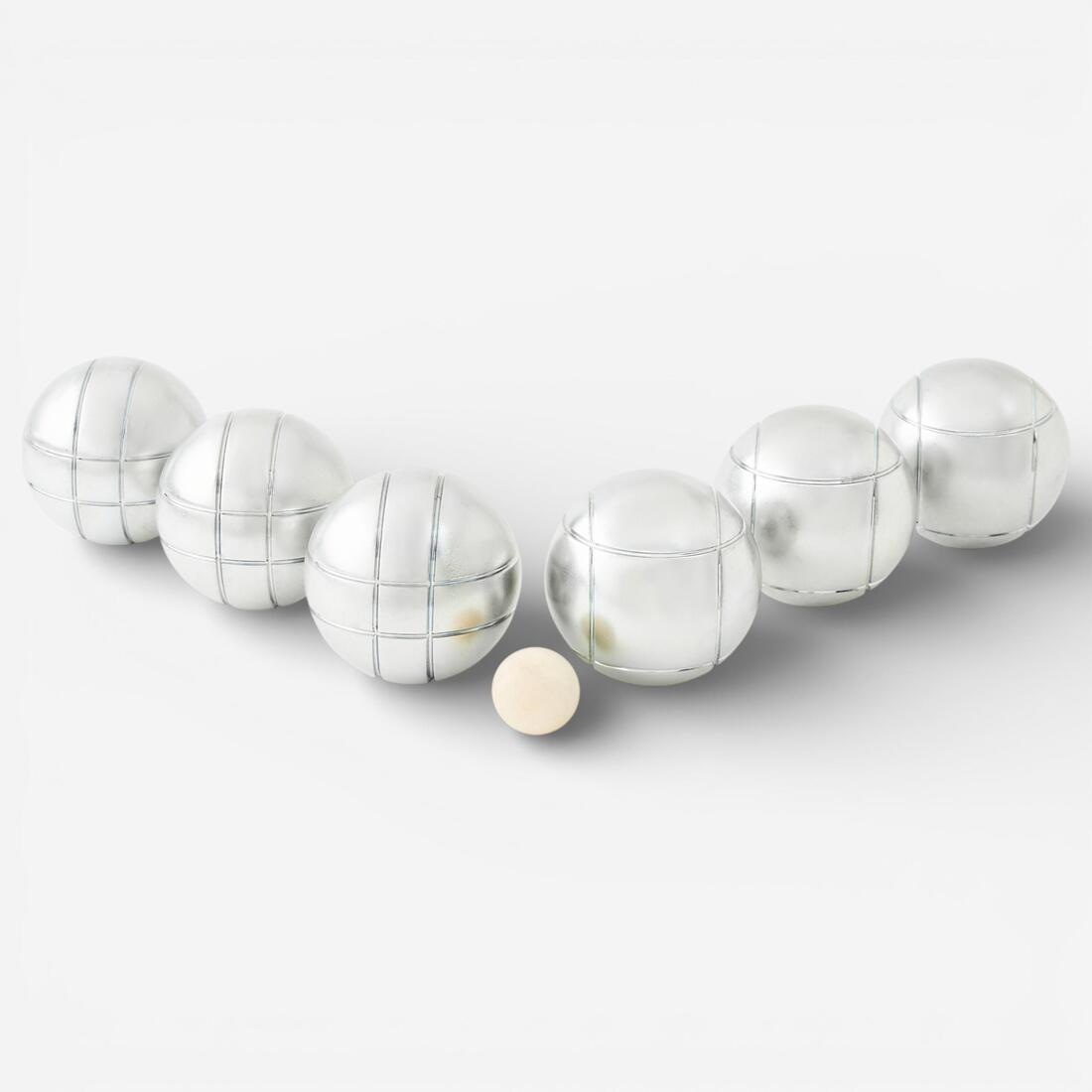 JEU DE 6 BOULES DE PETANQUE LOISIR 100