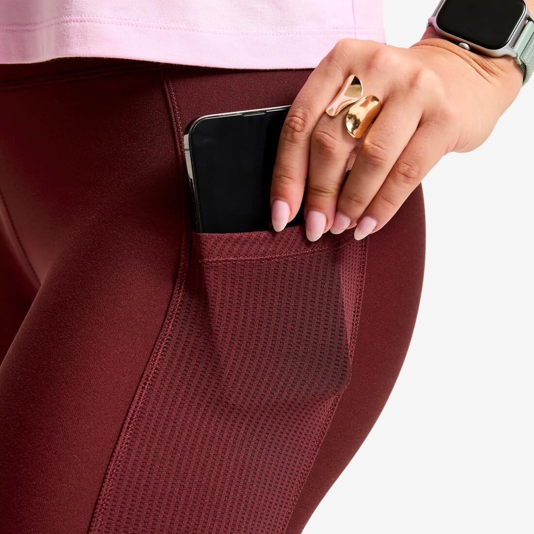 Legging de sport respirant avec poche de téléphone femme