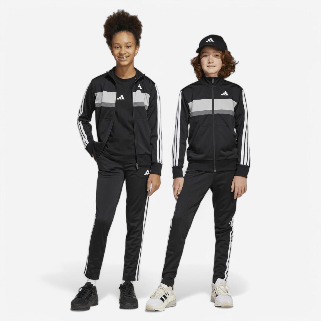 Survêtement Tibeiro enfant, noir et blanc