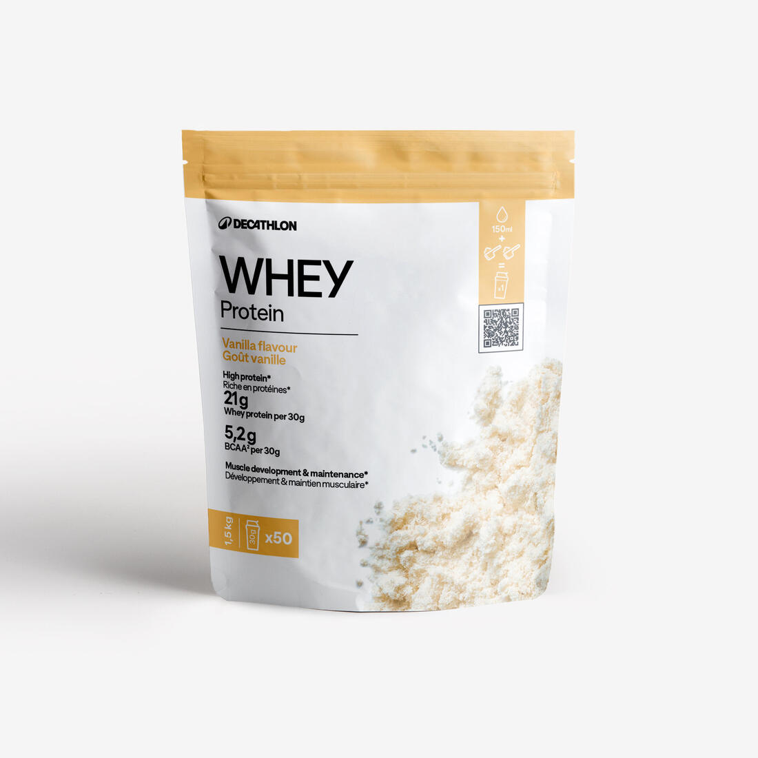 Whey protein vanille 1.5kg