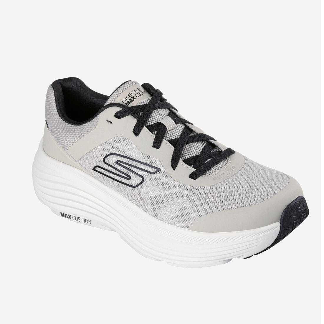 Basket Homme, Skechers Max cushioning, beige