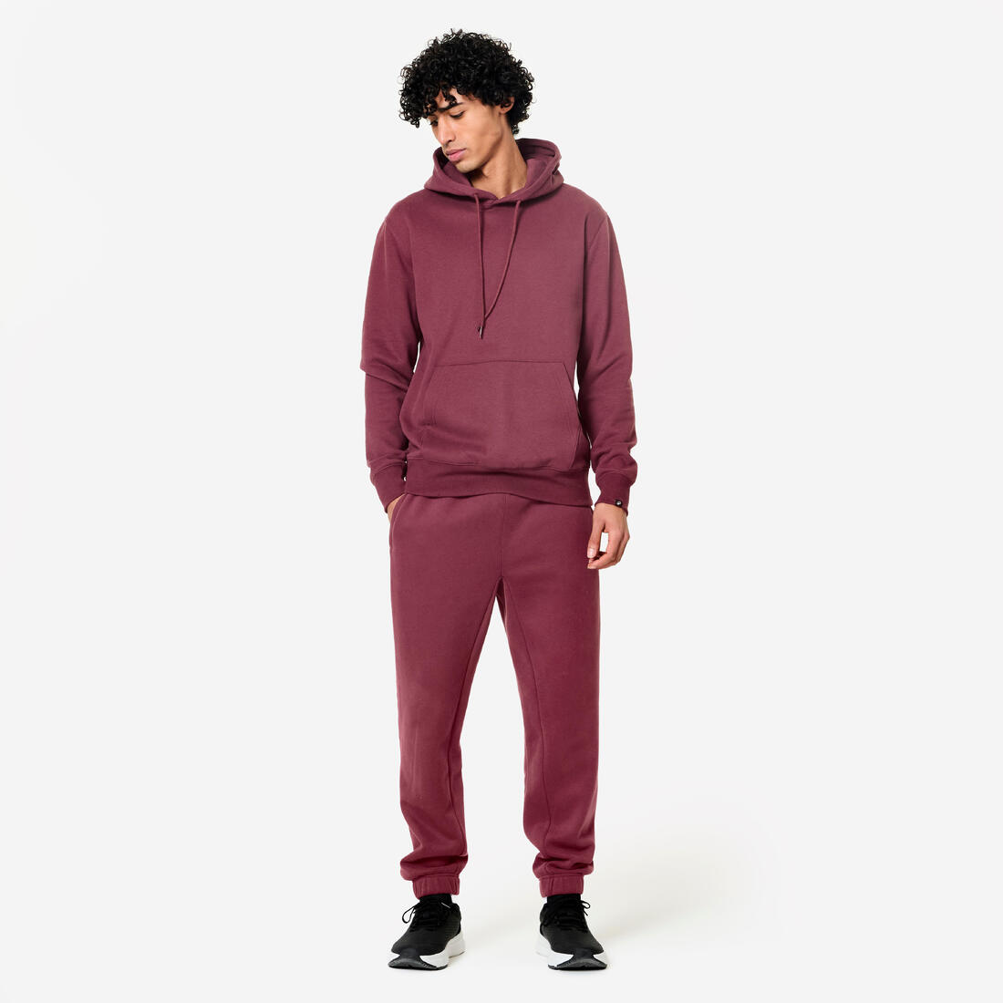 Sweat à capuche chaud en molleton homme