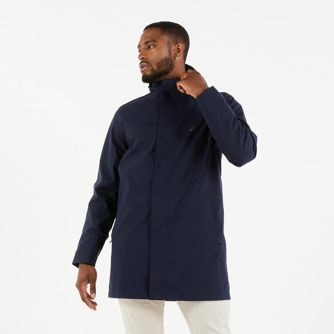 Veste longue imperméable coupe vent sailing 500 homme