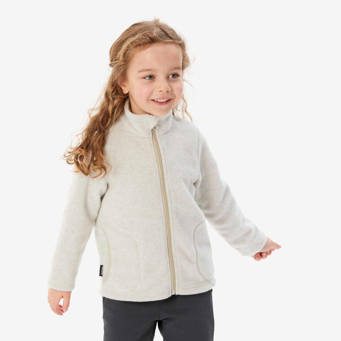 Veste polaire de randonnée enfant 2-6 ans, MH100 zip