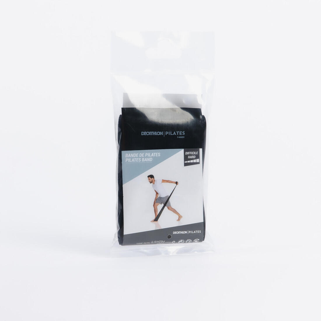 BANDE ÉLASTIQUE PILATES RÉSISTANCE 4 KG - NOIRE