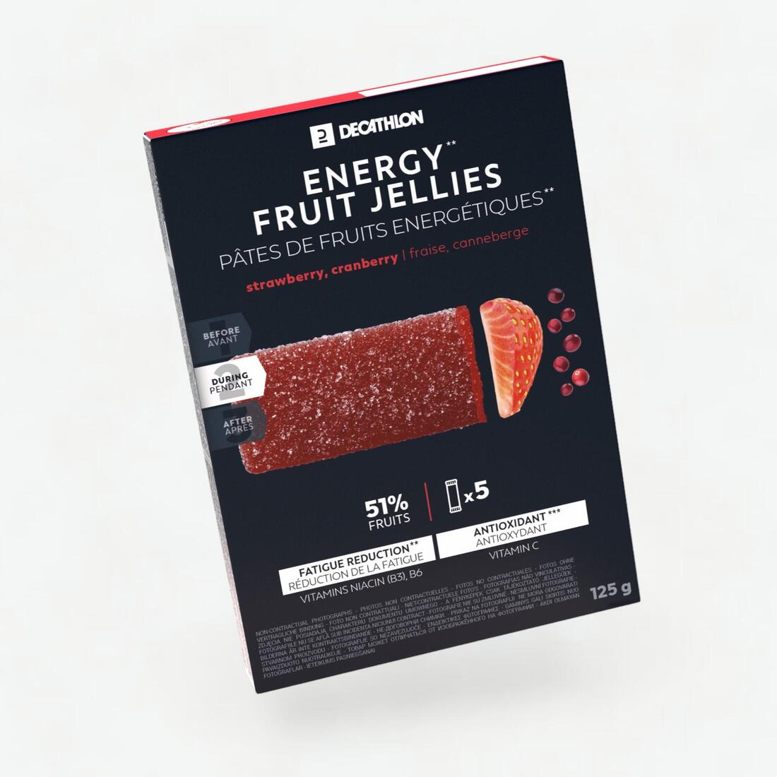 Pate de fruits énergétique poire 5x25g