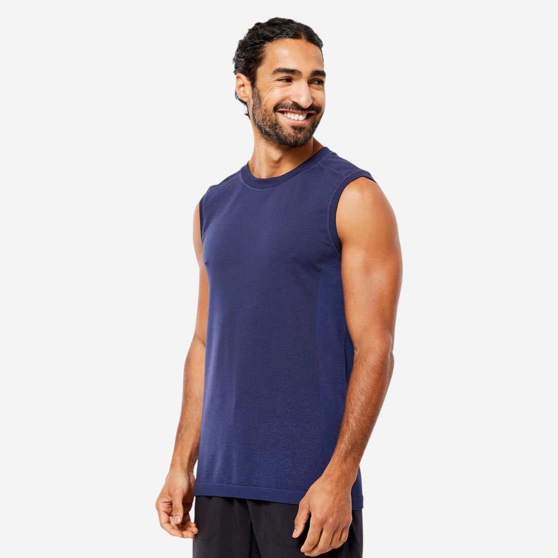 DEBARDEUR SEAMLESS-SANS COUTURES YOGA DYNAMIQUES HOMME