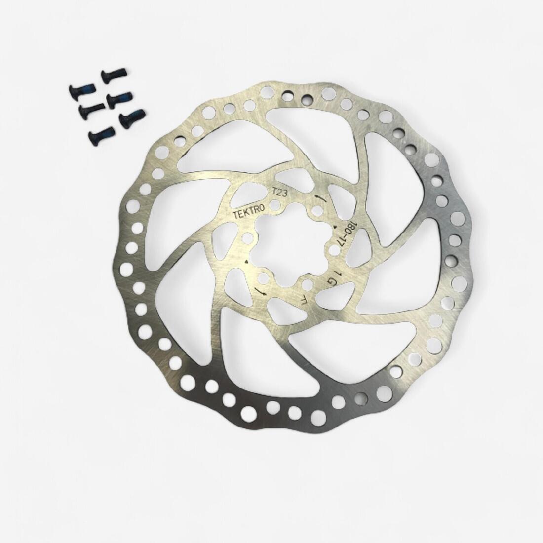 DISQUE DE FREIN TEKTRO TKR-17 180 / 203MM 6 TROUS EN ACIER