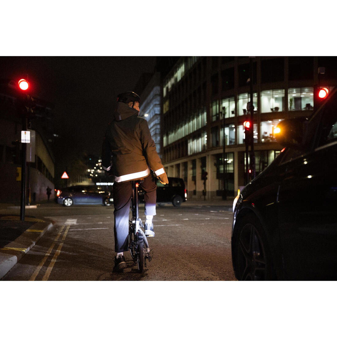 VESTE PLUIE VELO VILLE VISIBILITE NUIT 540 HOMME
