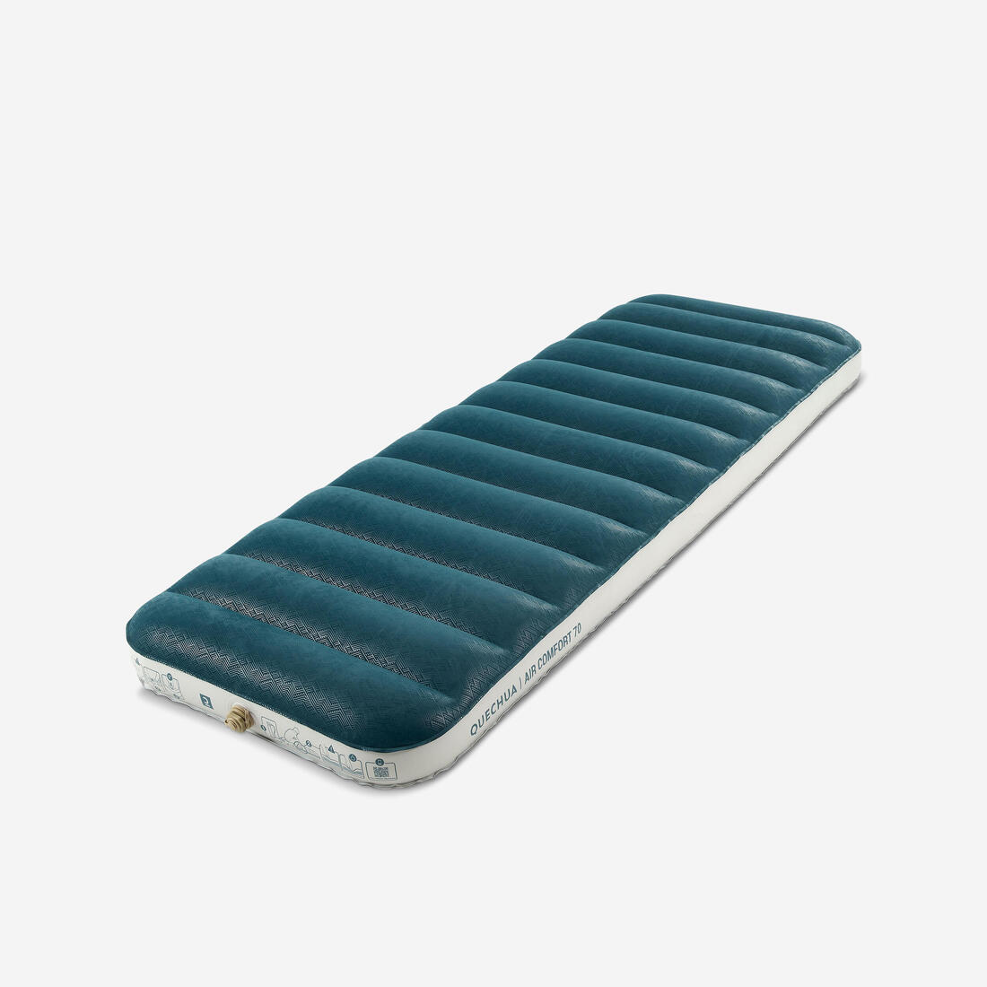 Matelas gonflable de camping 1 personne, 200x70cm, Air comfort