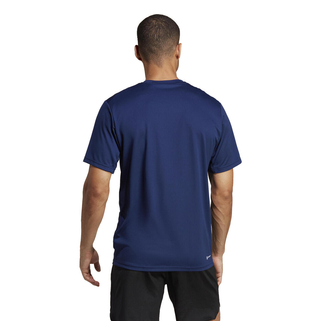T-SHIRT DE FITNESS CARDIO ADIDAS HOMME BLEU