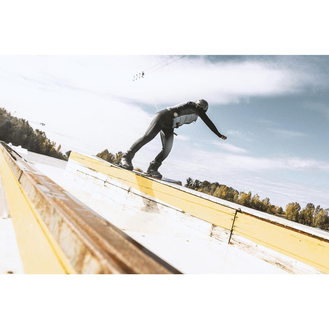 Gilet d'impact et d'aide à la flottabilité 50 N Wingfoil Wakeboard Femme - 500