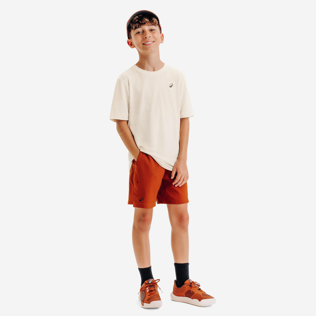 T-shirt de tennis Junior - T-shirt Light bleu foncé