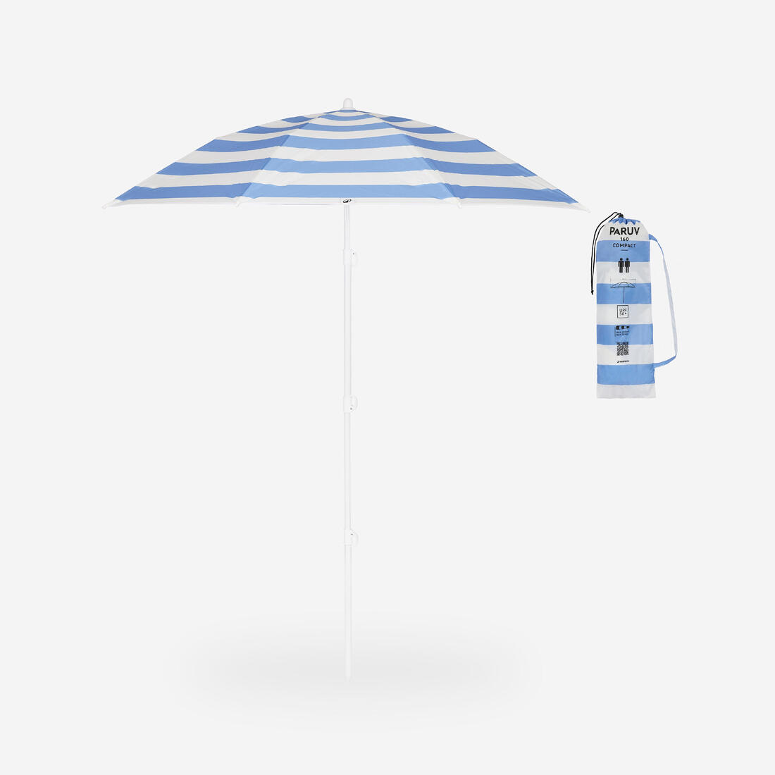Parasol de plage compact 2 places upf 50+
