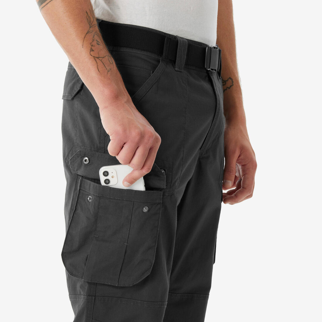 Pantalon de randonnée homme, NH500 Cargo