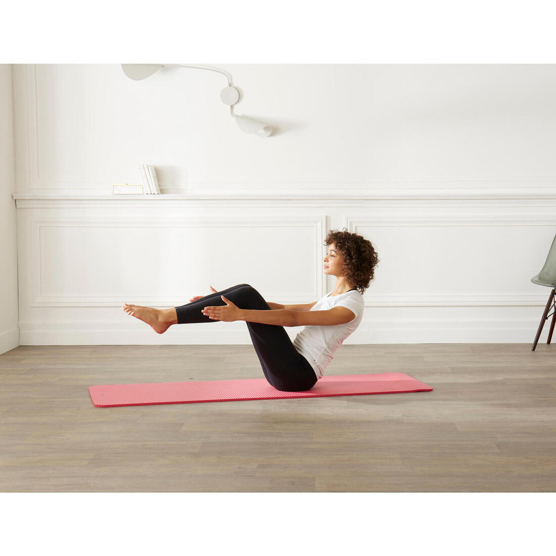 Tapis de sol pilates 10 mm - Confort S bleu