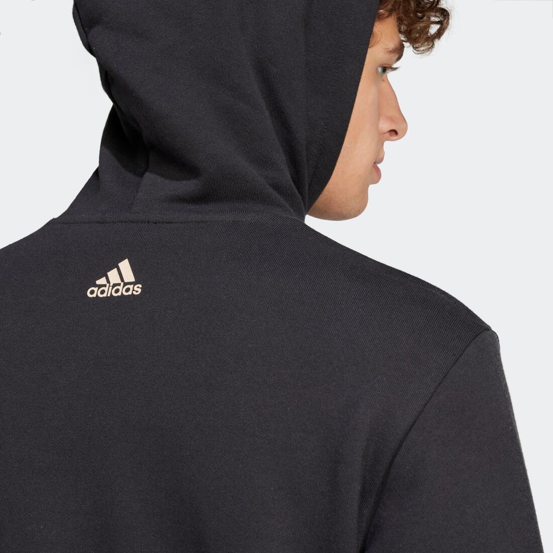 SWEAT-SHIRT A CAPUCHE DE FITNESS SOFT TRAINING ADIDAS HOMME NOIR