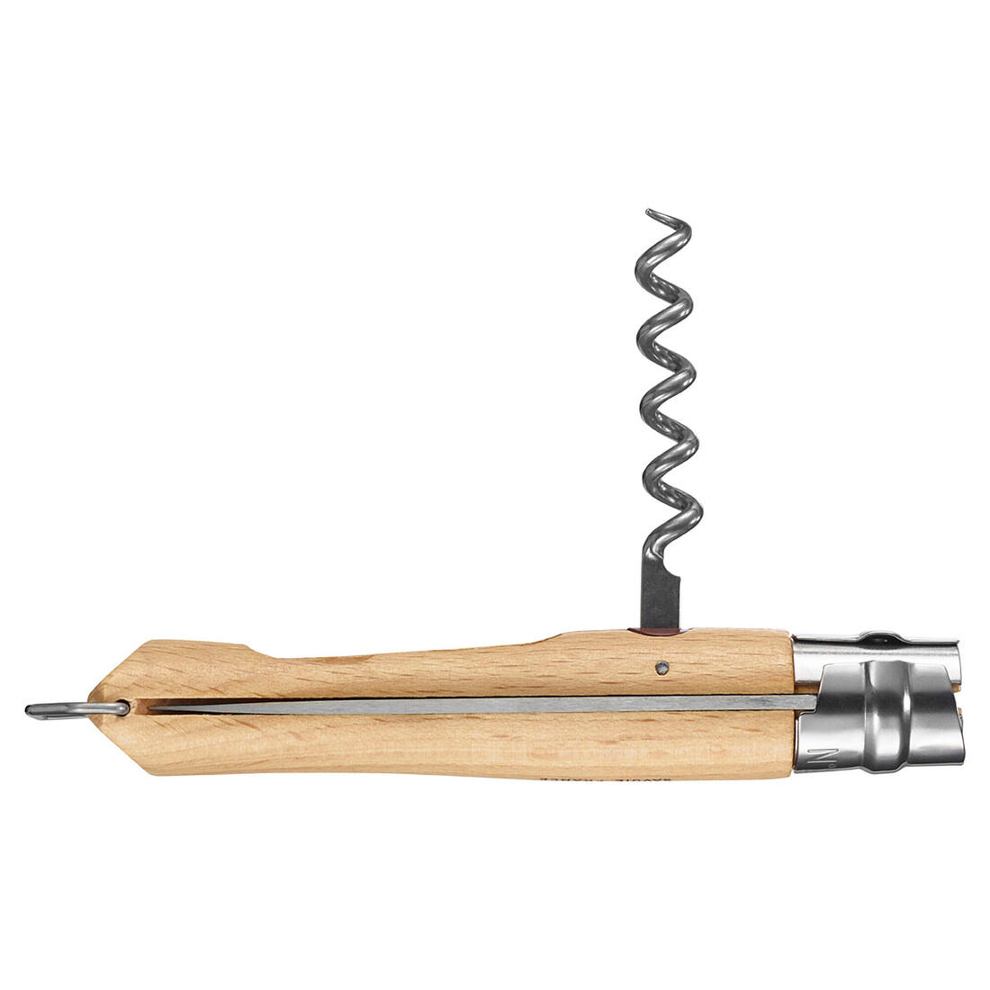 Couteau pliant 10 cm Inox Opinel n°10 Tire Bouchon Décapsuleur