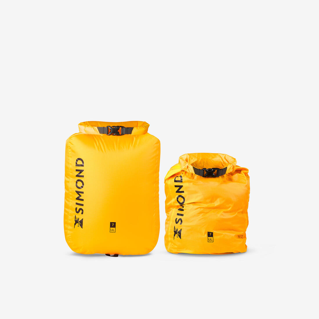 Sac de compression imperméable 7 litres (IPX5), ultra léger , jaune