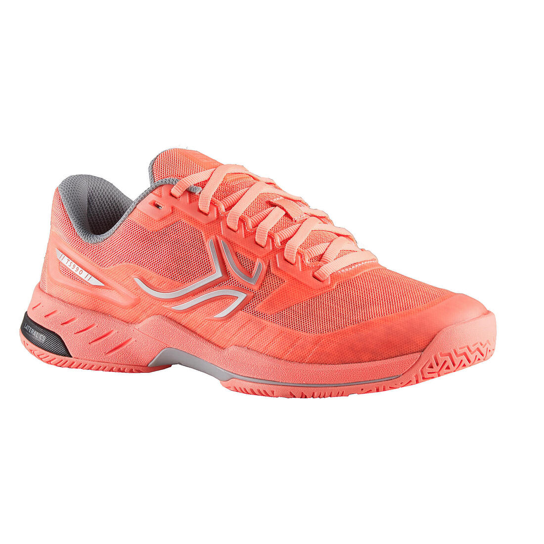 CHAUSSURES DE TENNIS  FEMME TS990 CORAIL – rose corail fluo