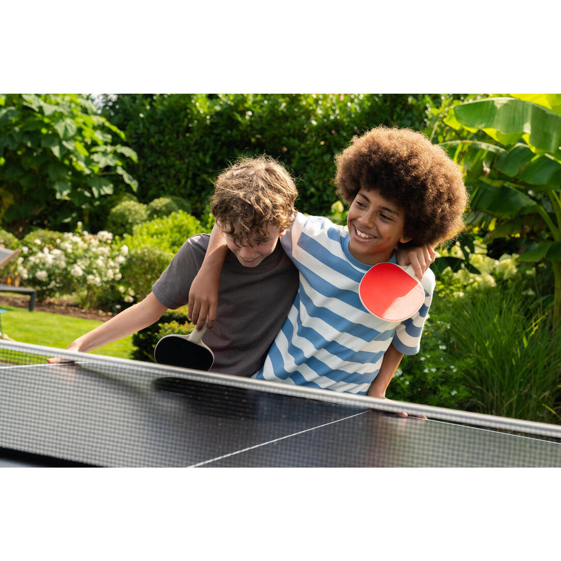 Set de 2 raquettes résistantes + 3 balles de ping pong - set PPR100