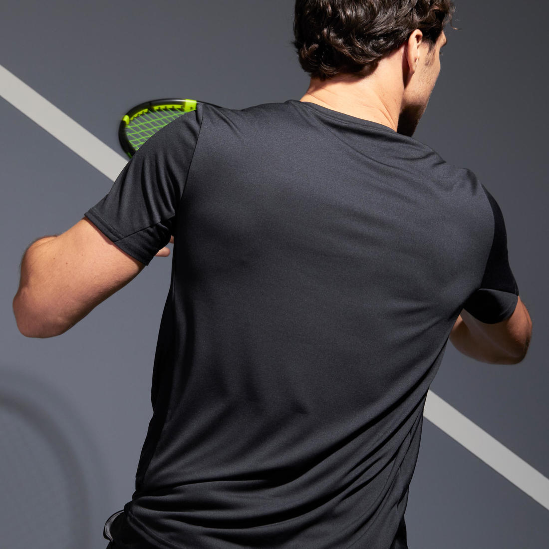 T-Shirt de tennis manches courtes homme - Essential blanc