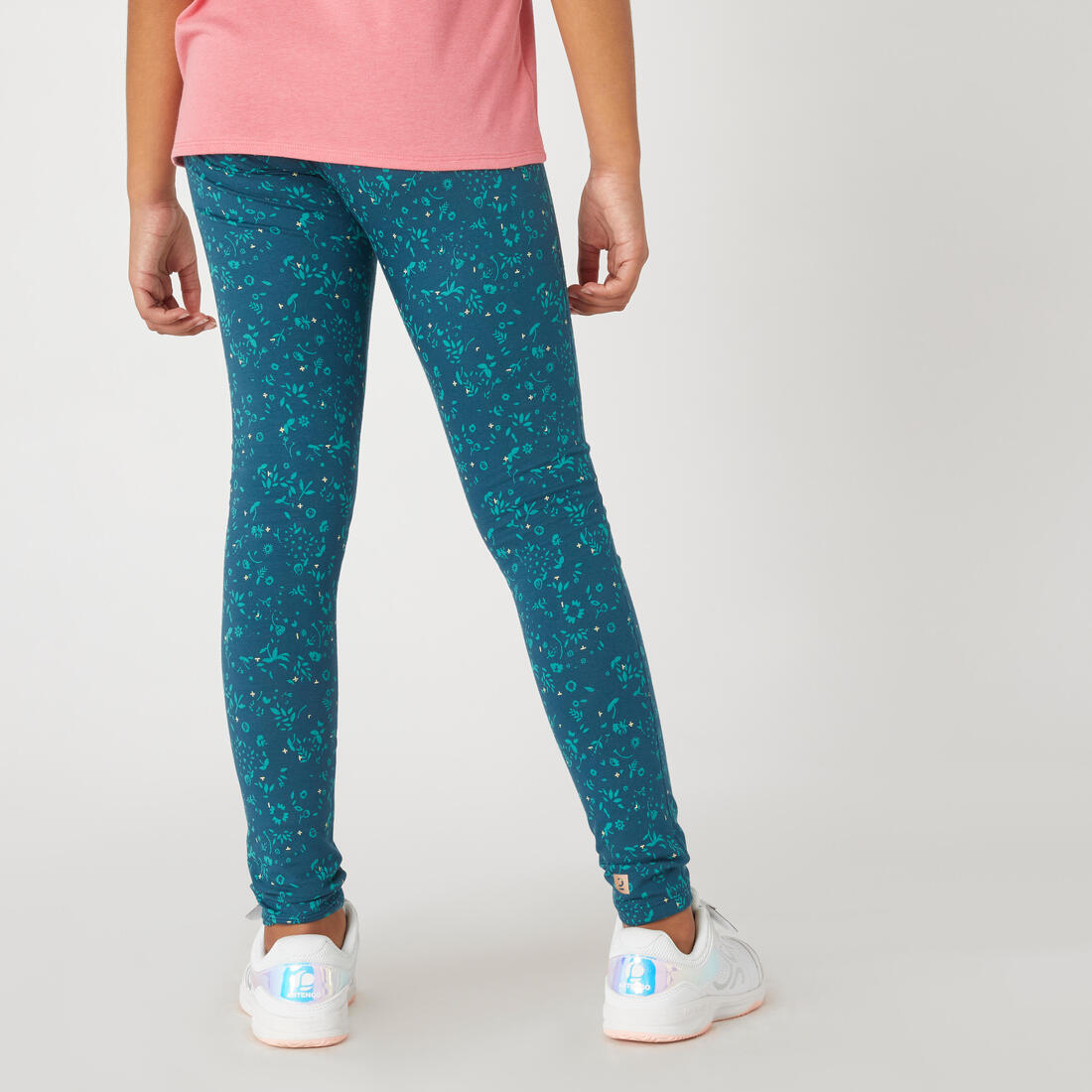 Legging fille coton - 320 imprimé marine
