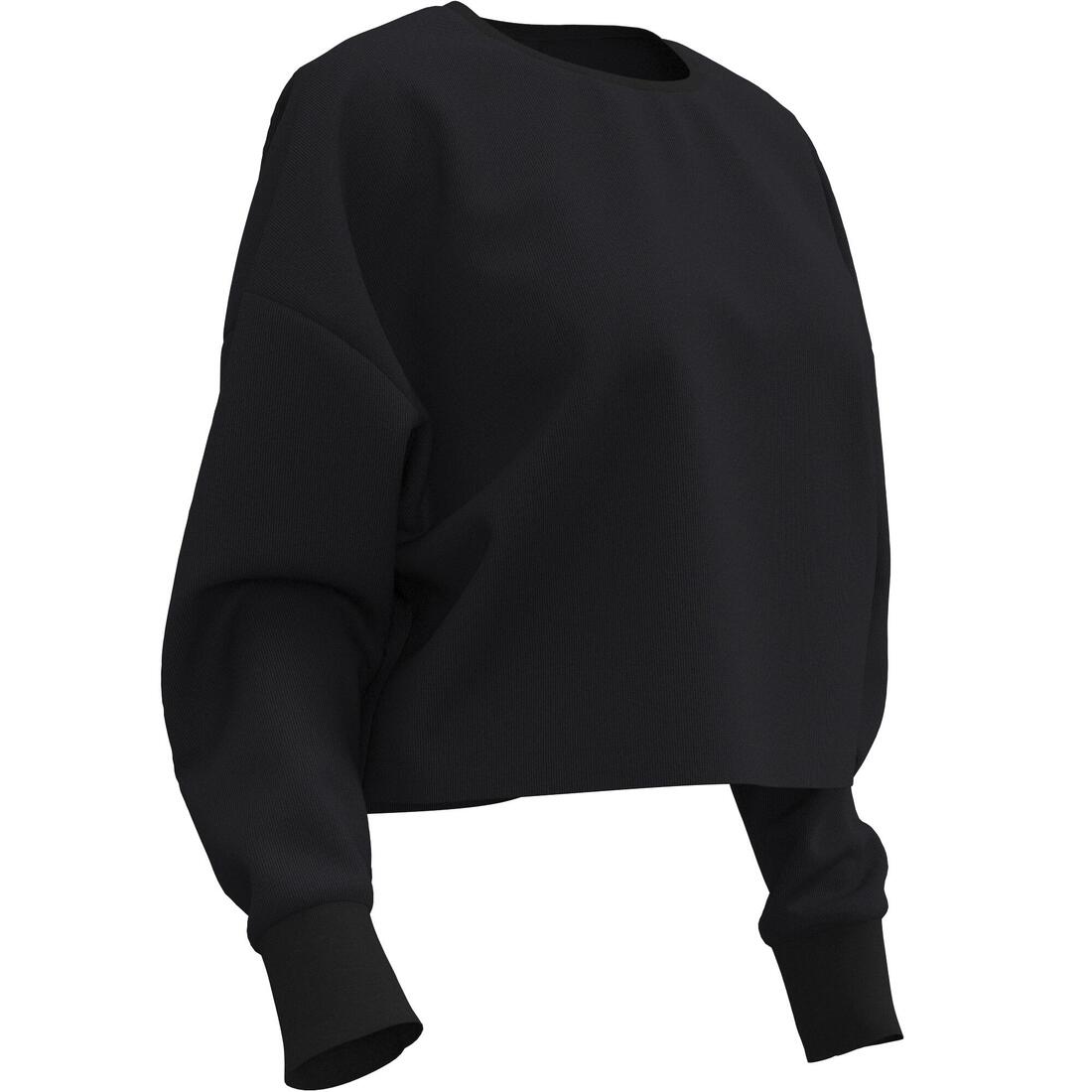 Sweat de fitness crop femme
