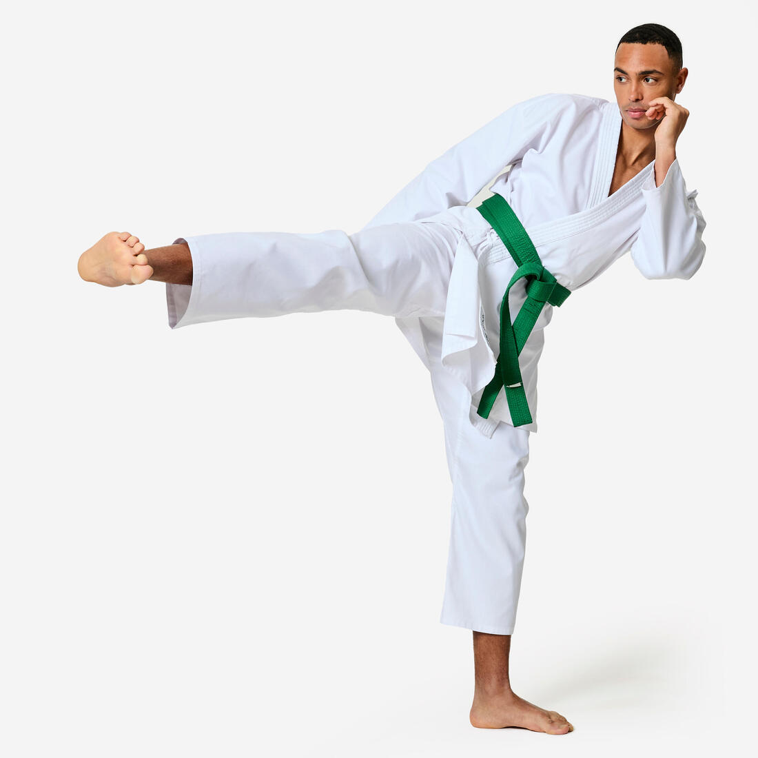 Kimono de karaté léger et ajusté, blanc