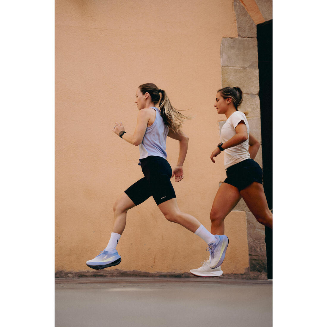 Débardeur court de running respirant femme - kiprun run 500 dry