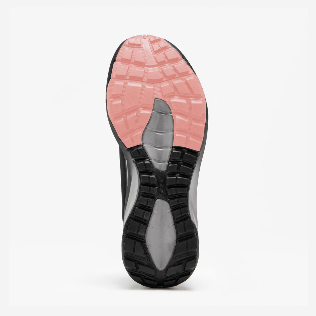 Chaussures de running route et trail femme waterproof, JF 190 GRIP noir