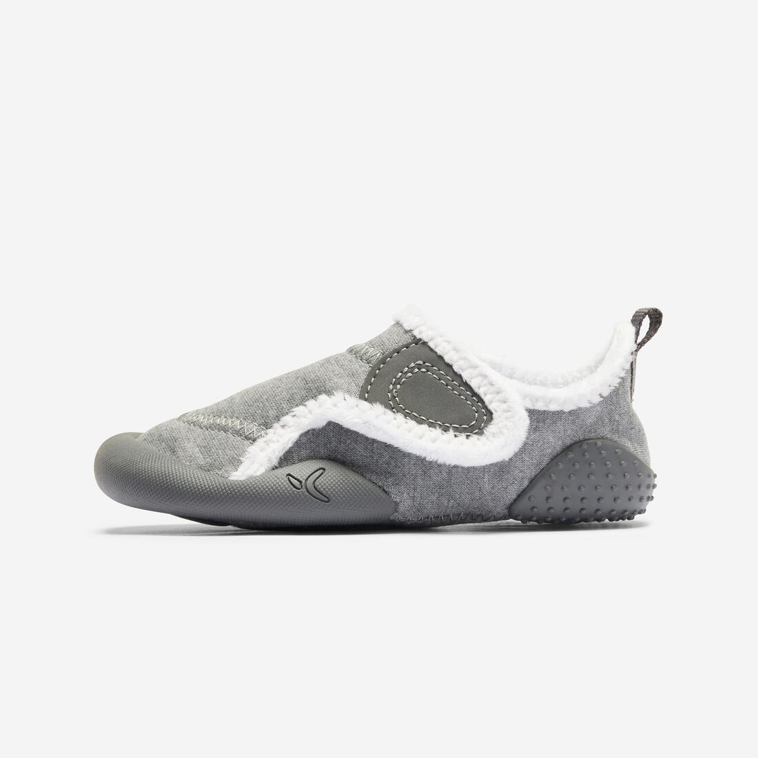 Chausson souple et antidérapant enfant – blanc ultra