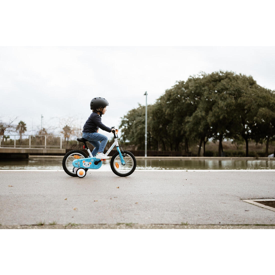 VELO 14 POUCES 3-5 ANS 100 ARCTIC
