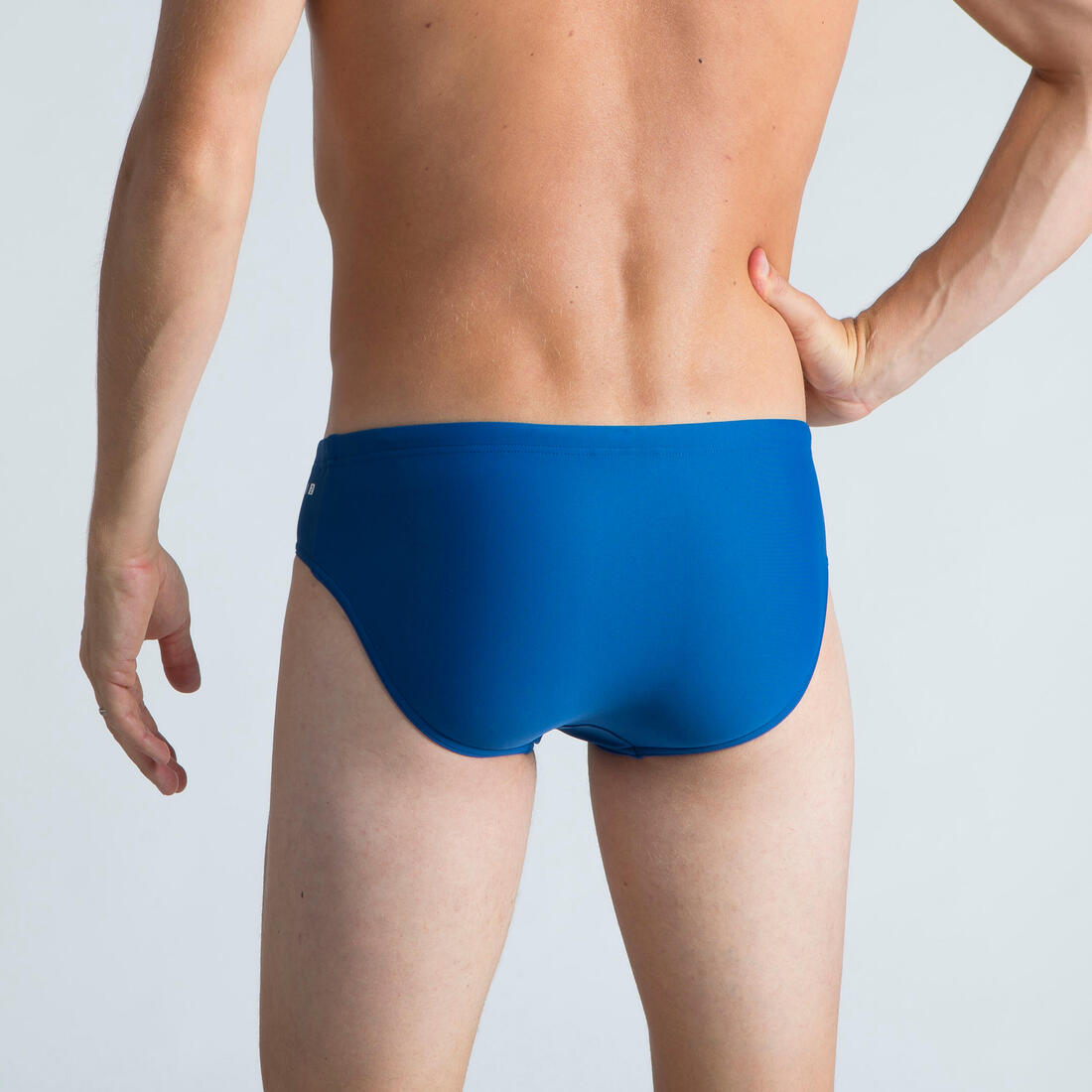 Slip de bain natation homme - slip 100 basic - bleu