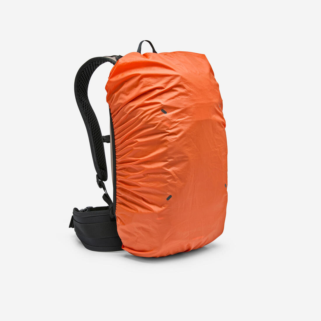 Sac à dos vélo VTT 21L avec protection D3O, Défense marron noir