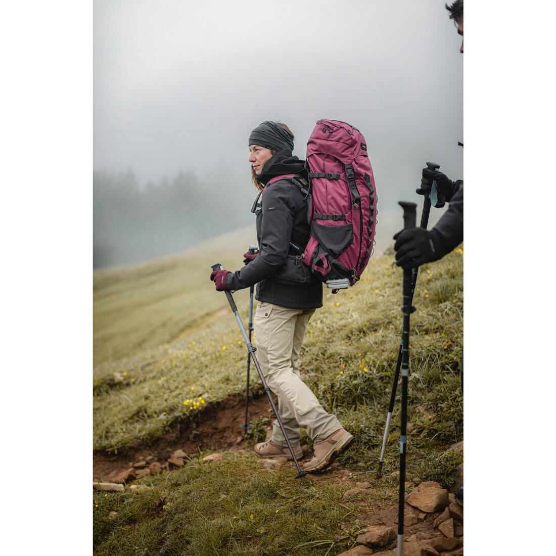 Veste softshell coupe-vent femme, MT500