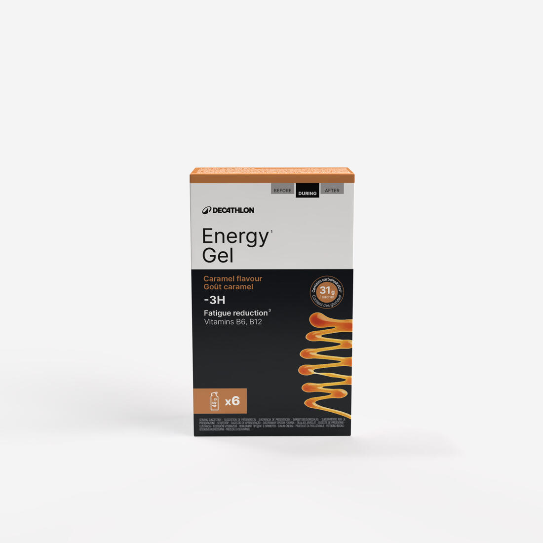 Gel énergétique - de 3h pomme, Energy Gel x6