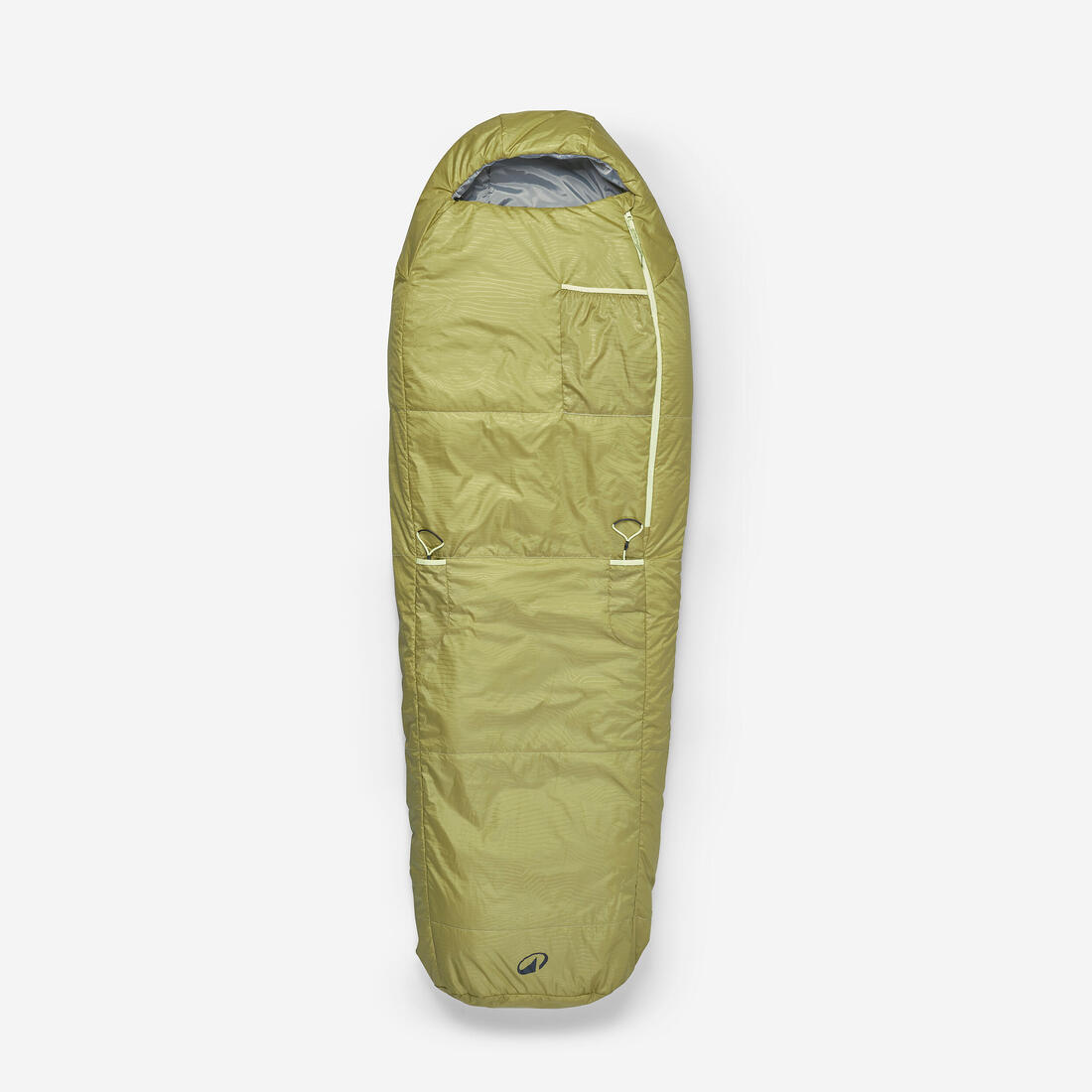 Sac de couchage enfant 10°C, léger et compact, kaki