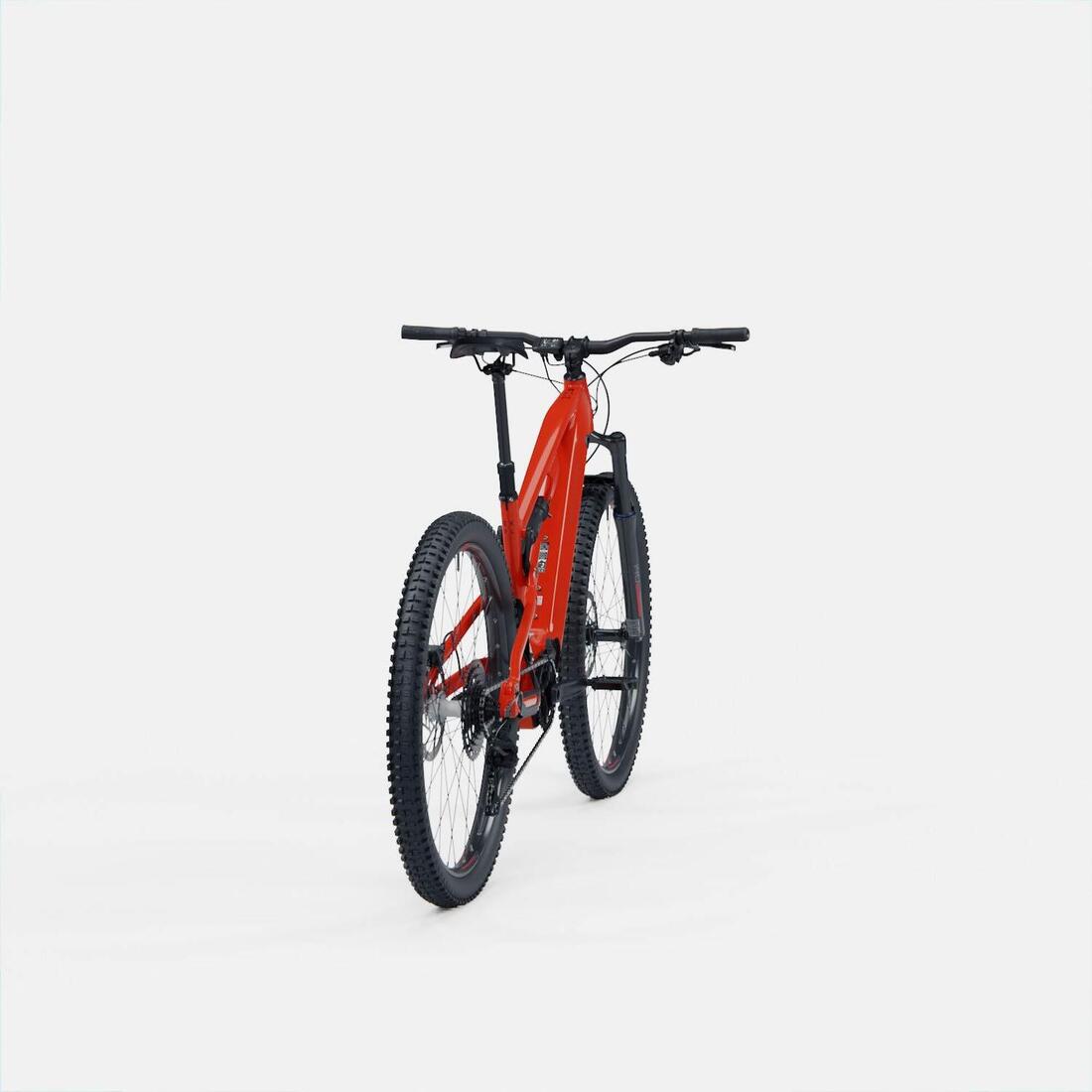 Vélo VTT électrique tout suspendu 29" - E-EXPL 520 S Rouge vif