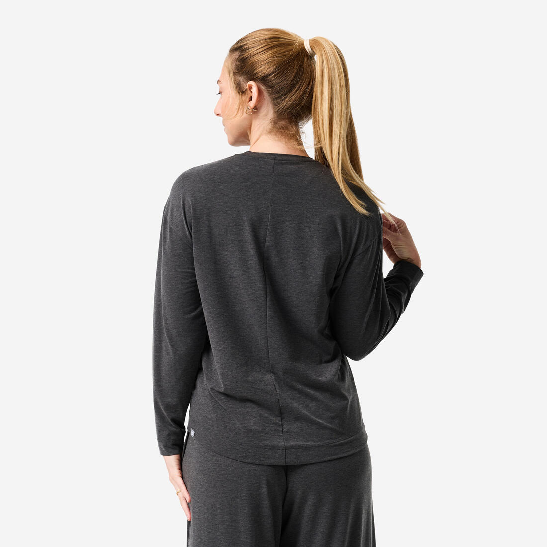 T-shirt de yoga manches longues femme, soft