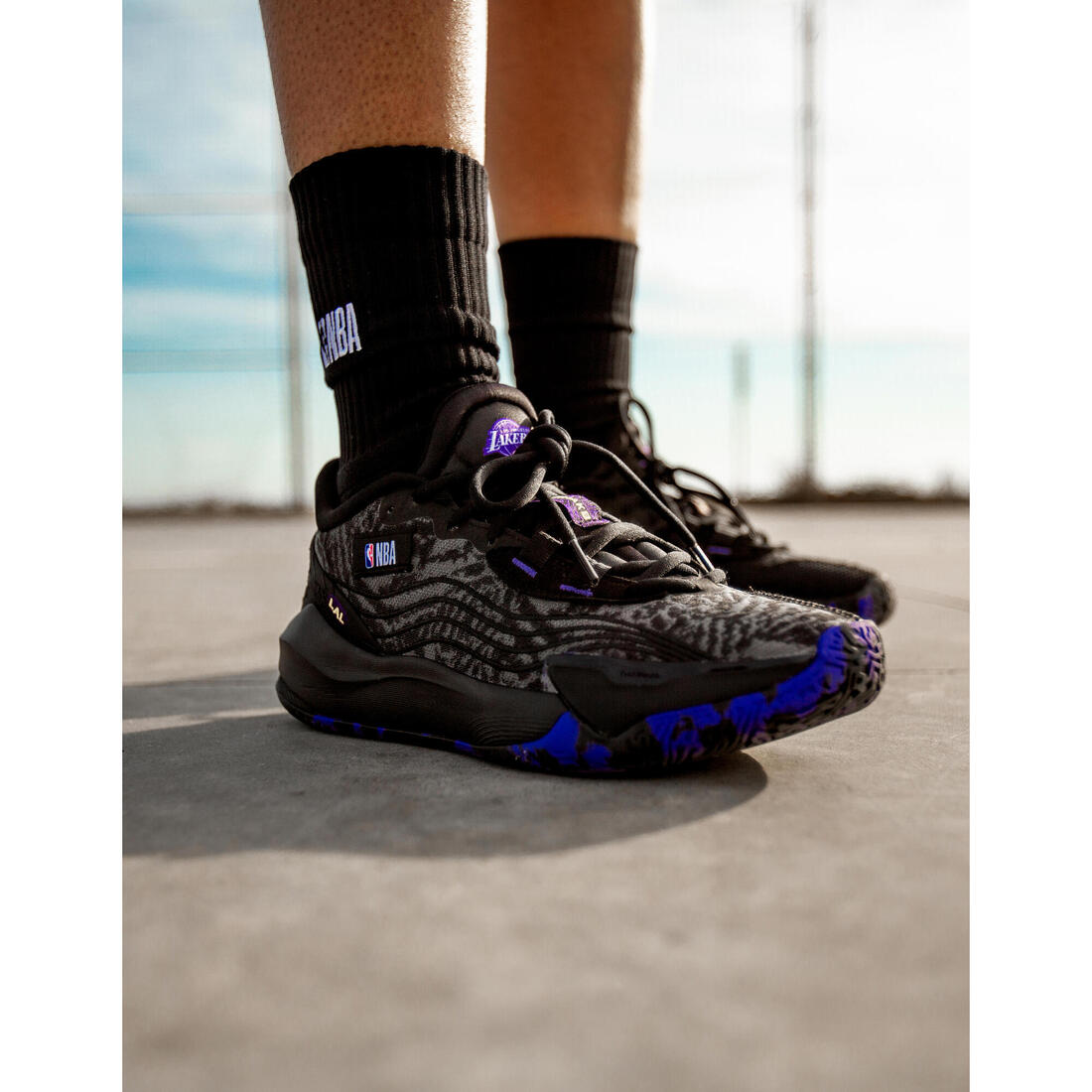 Chaussures de basketball NBA Lakers homme/femme -  FAST 900 LOW-1