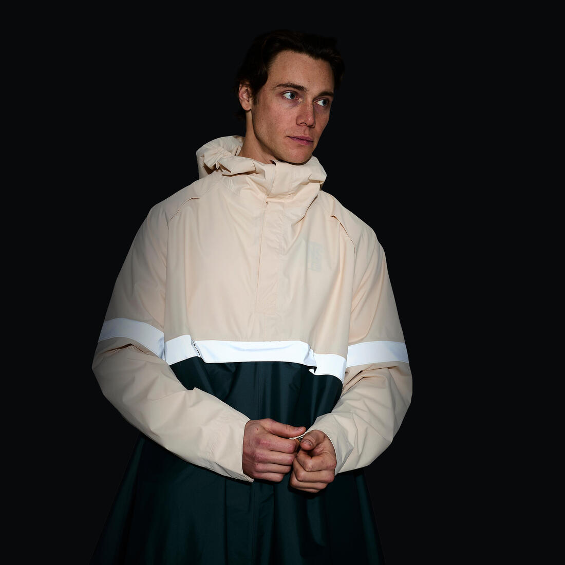Poncho pluie vélo ville, visibilité de nuit, 540