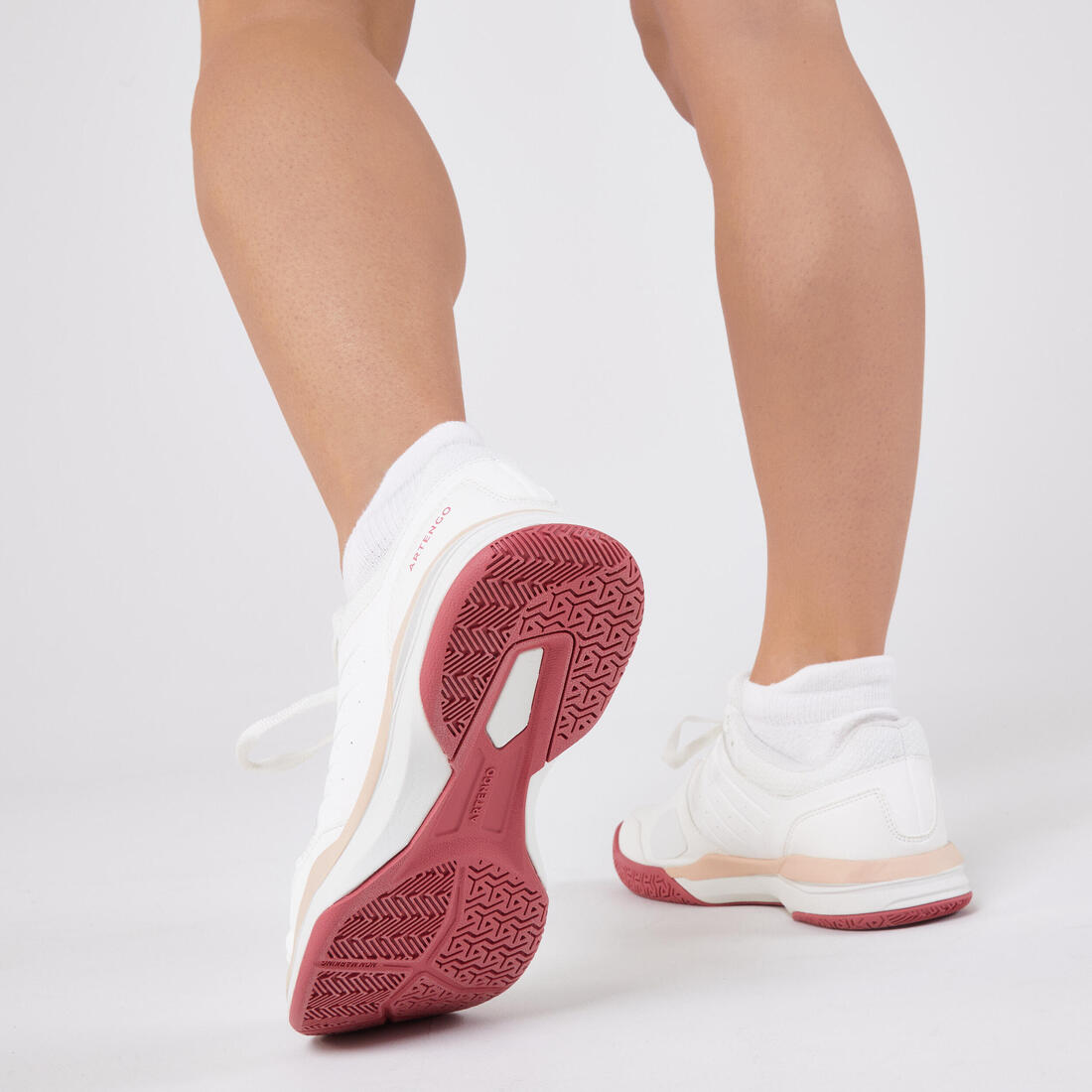 CHAUSSURES DE TENNIS  FEMME TS500 MARINE