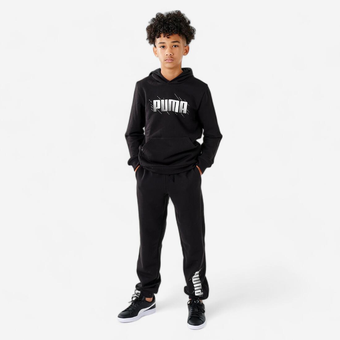 Pantalon jogging imprimé Puma enfant - noir – Default