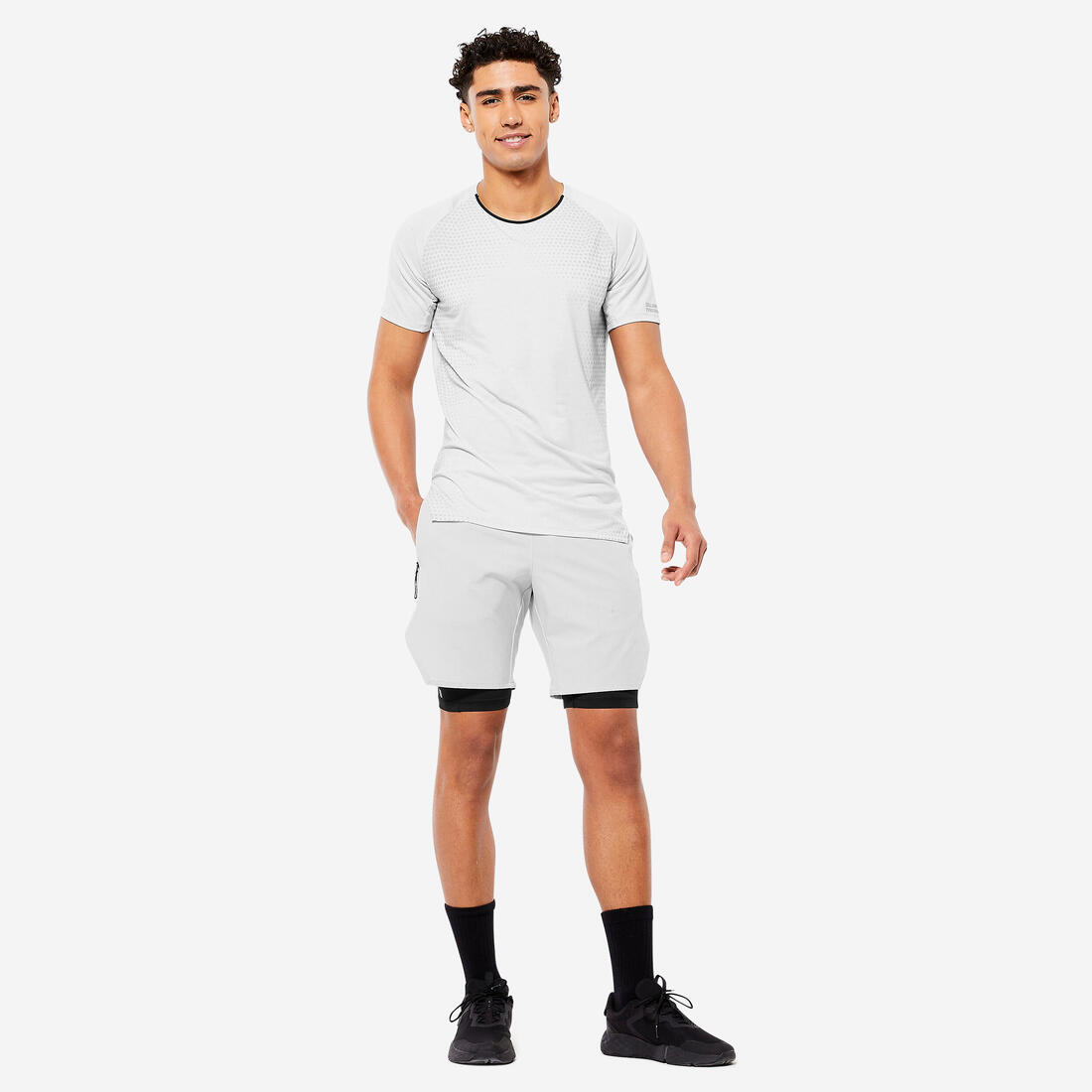 Short de cross training respirant et léger, Celliant