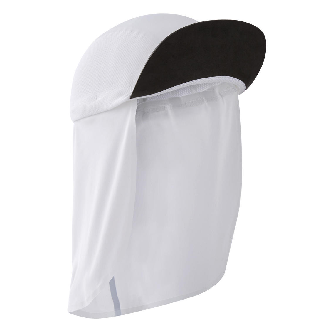 Casquette running trail Homme Femme - KIPRUN Modulable Saharienne noir